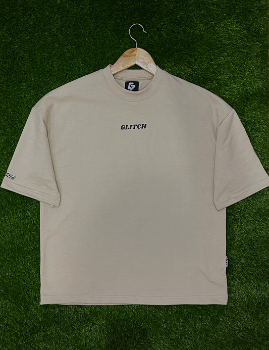Beige Essential Oversized Tee